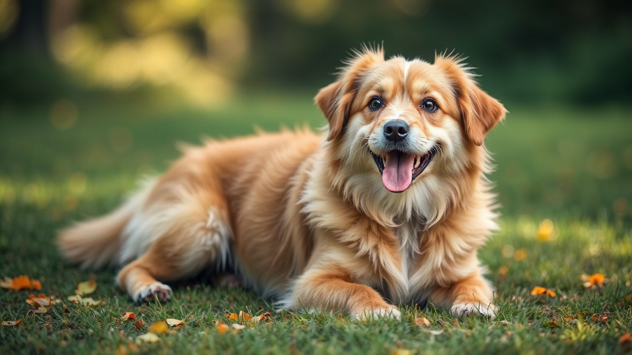 A dog.